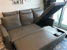 Like-new sofa wchaise image 3