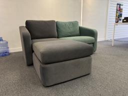 Modular Two Seater Sofa  Ottoman image 1