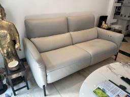 Natuzzi Grey Electric Sofa image 2