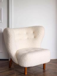 Nordic Minimalist single sofa armchair image 1