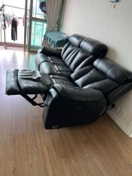 Real leather sofa image 2
