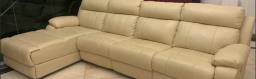 Recline Leather sofa with use chargers image 3
