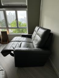 Recliner leather 2 seats sofa image 2