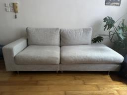 Sofa 100cm220cm like new- 2pieces image 1