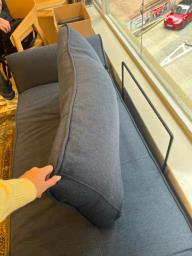 Sofa bed with wood legs image 4