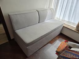 Sofa with removable cushions and storage image 3