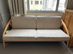 Solid beech nest Sofa 3-seater image 1