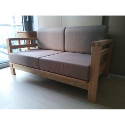 Solid Wood Sofa 2-seater image 3