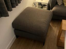 Stockroom Settee and footstool image 2