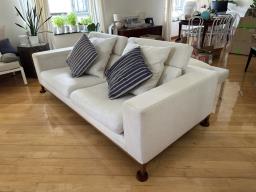 Stylish Norwegian brand 2-seater sofa image 1
