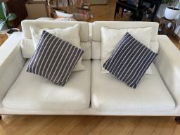 Stylish Norwegian brand 2-seater sofa image 4