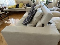 Stylish Norwegian brand 2-seater sofa image 5