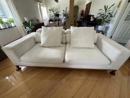 Stylish Norwegian brand 2-seater sofa image 6