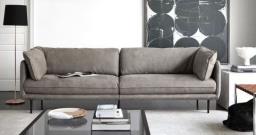 Taupe Colour Waterproof Fabric Sofa image 2