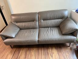 Ulferts genuine leather 3-seat Sofa image 1