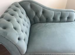 Victorian Velvet Chaise Lounge image 1