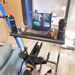 Indoor Bike Trainer Desk image 1
