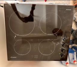 Candy 4-zone Ceramic Hob Ch64mb 6500w image 1