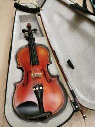 34  Violin with bow case rest image 1