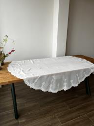 Round French tablecloth image 1