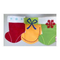Table Runner Christmas Stockings Design image 2