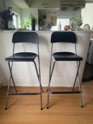 2 Ikea bar stools in good condition image 1