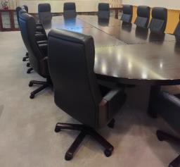 Dark Walnut Conference Table image 1