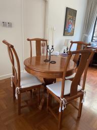 Dining Table amd 4 Chairs image 1