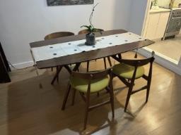 Dining Table and 4 Chairs image 1