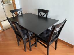 Dining table  chairs image 2