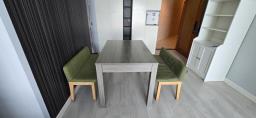 dining table with dining chairs image 1