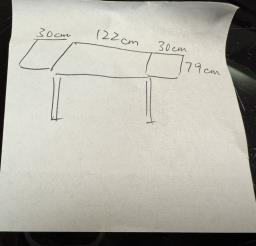Extendable dining table image 1