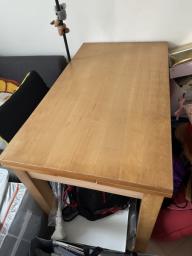 Extendable wooden table image 1