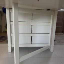 Foldable table and two chairs for sale image 1