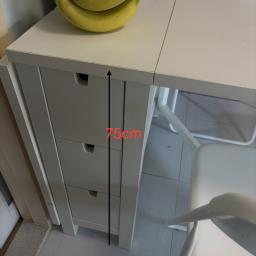 Foldable table and two chairs for sale image 3