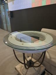 Glass Top Table Plaster of Paris Materia image 3