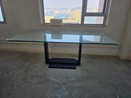 Glass top table image 1