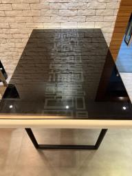Glasstop Stylish Dining Table image 5