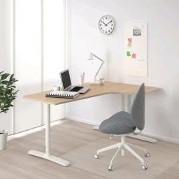 Ikea Bekant corner desk L shape table image 1