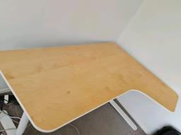 Ikea Bekant corner desk L shape table image 2