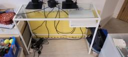 Ikea Glass top table image 1