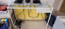 Ikea Glass top table image 2