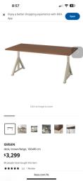 Ikea Idasen desk 160x80 image 1
