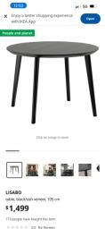 Ikea Lisabo dinning table image 1
