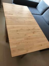Ikea Norden gateleg table solid birch image 6