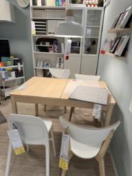 Ikea Ronninge extendable table image 2