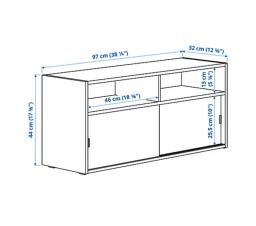 Ikea Tv bench Spiksmed 97x32cm image 3