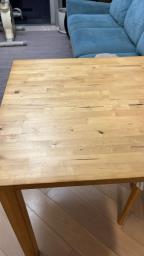 Ikea wooden table in perfect condition image 3