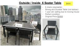 Insideoutside Table with 6 Chairs image 1