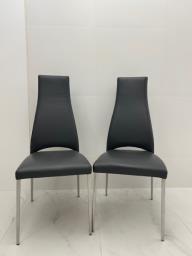 Italy Made - Minimalist Leather Chairs image 1